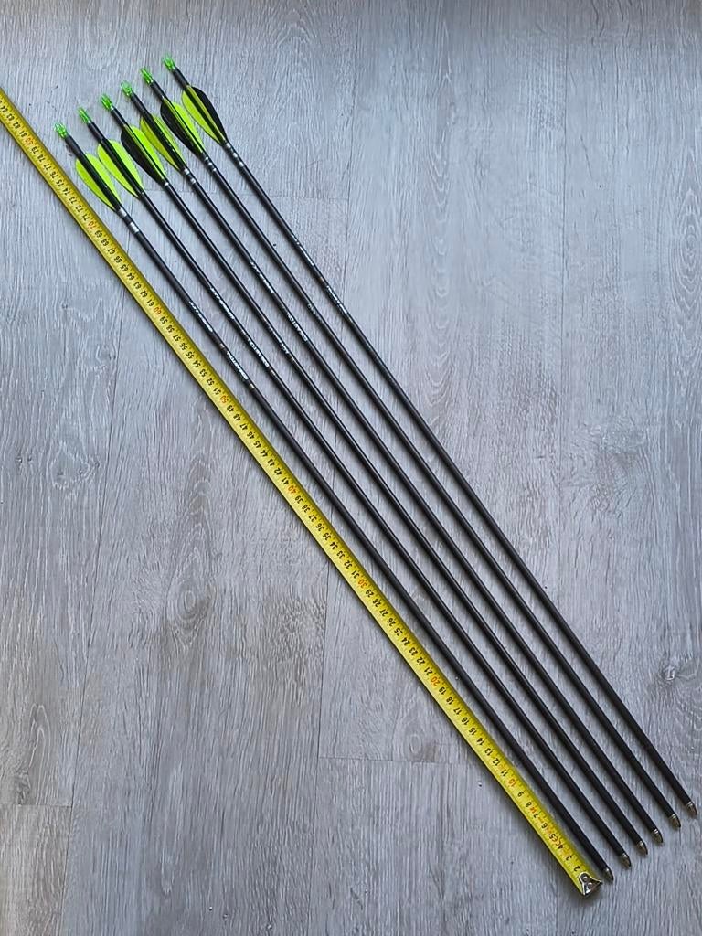 6x Complete Easton Superlite ACC 3-39 440 pijlen, Sport en Fitness, Handboogschieten, Ophalen of Verzenden, Gebruikt, Pijlen
