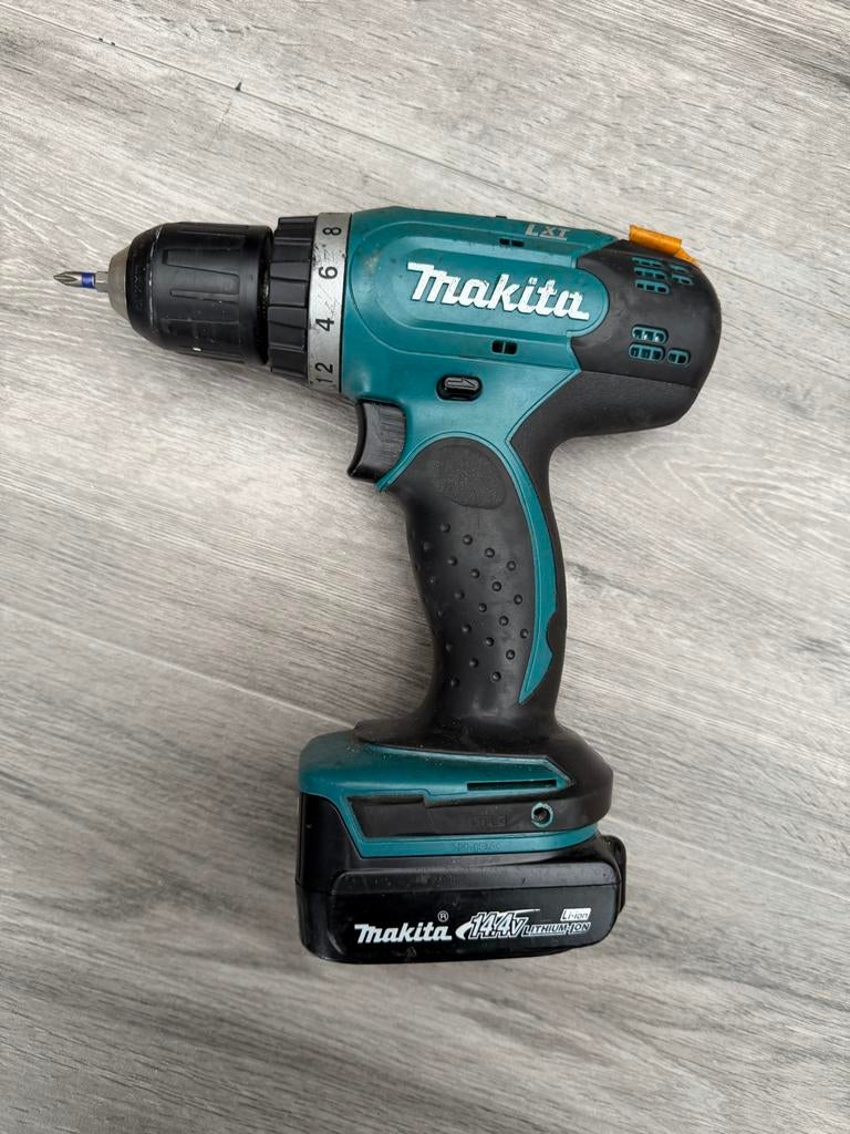 Makita BDF343 Accuboormachine met accu, Doe-het-zelf en Verbouw, Gereedschap | Boormachines, Ophalen of Verzenden, Zo goed als nieuw