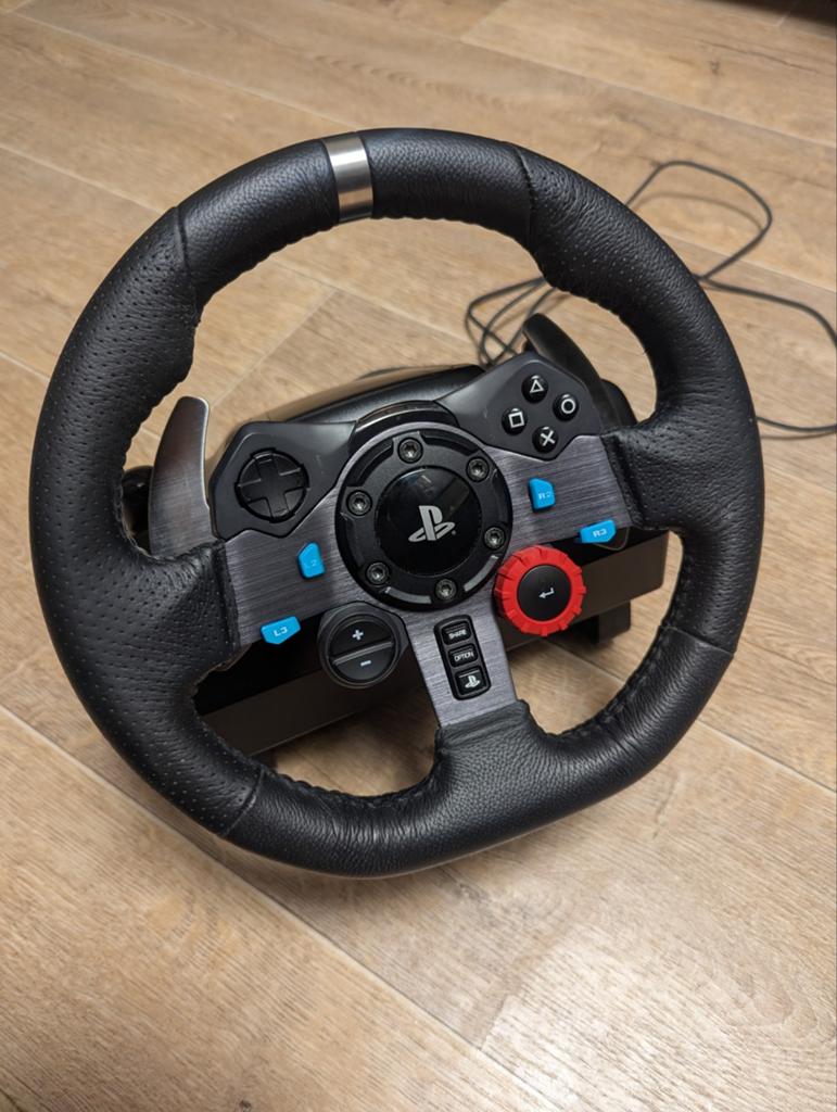 Logitech G29 Driving Force PS/PC met mods!, Spelcomputers en Games, Spelcomputers | Sony PlayStation Consoles | Accessoires, Zo goed als nieuw