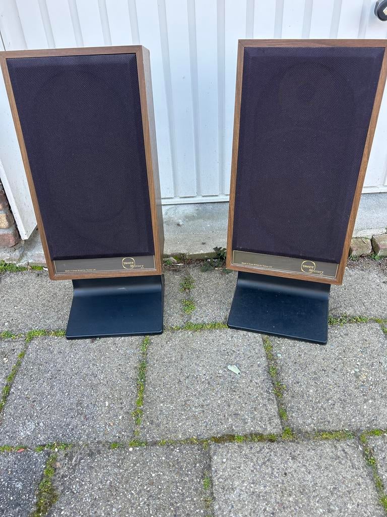 Tannoy Mercury Speakers - Vintage Hifi Geluid, Audio, Tv en Foto, Luidsprekers, Gebruikt, 60 tot 120 watt, Front, Rear of Stereo speakers