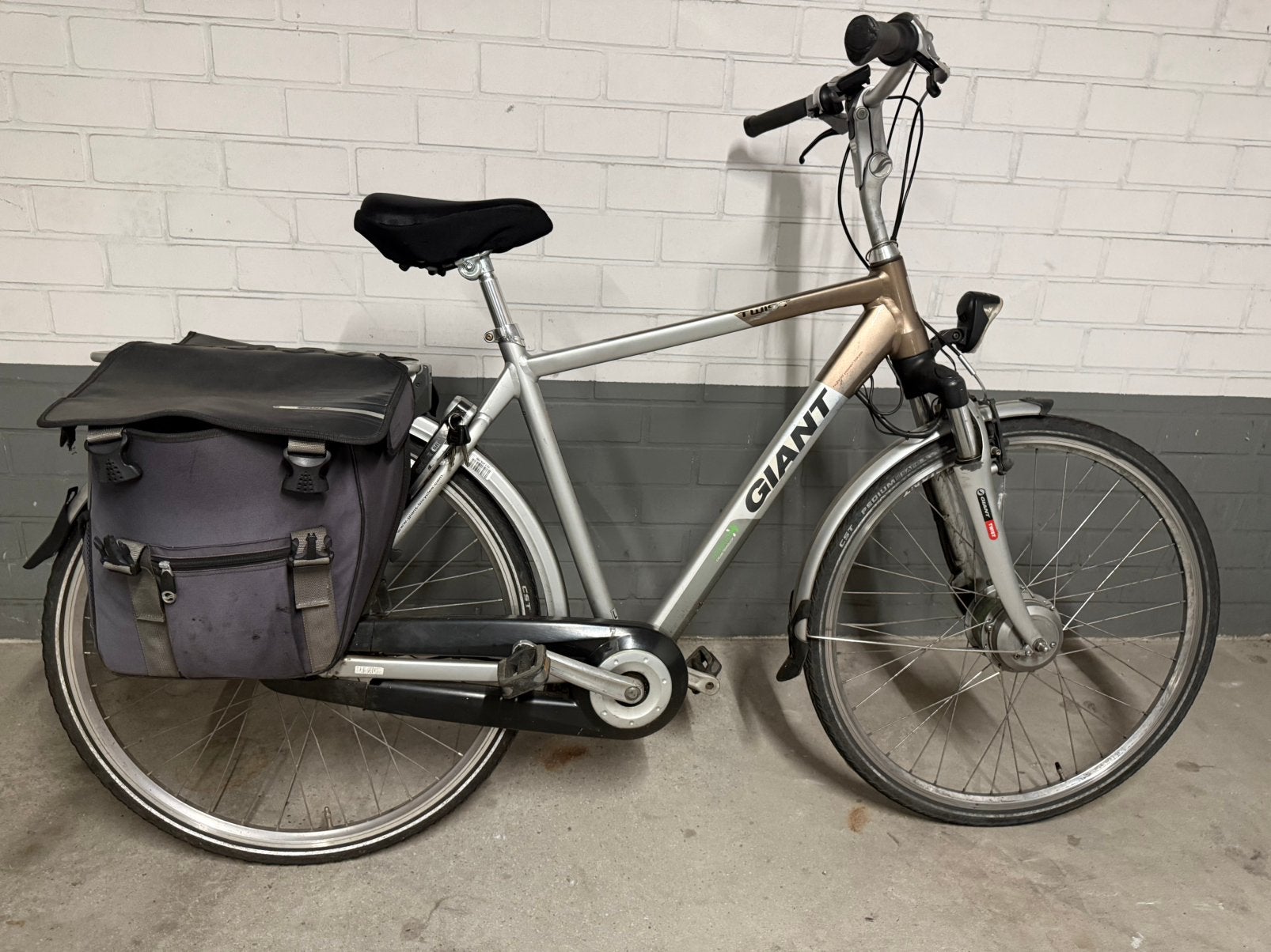 Giant Twist herenfiet Dubbele Accu’s Voor extra veilige KM!, Ophalen, Gebruikt, Giant, 51 tot 55 cm