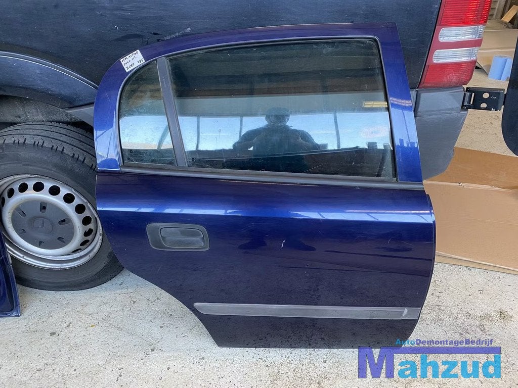 OPEL ASTRA G BLAUW Z282 rechts Achter deur portier 5 deurs, Auto-onderdelen, Gebruikt, Deur, Ophalen of Verzenden, Kontakt@opel-infoservice.de