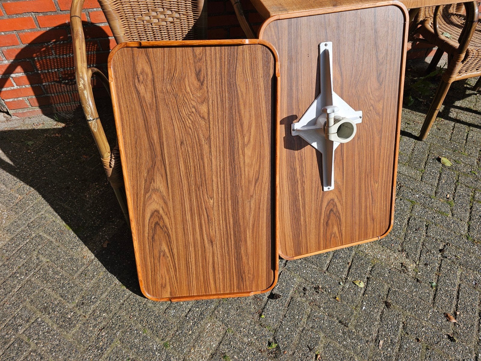 2x tafelblad boot, Watersport en Boten, Ophalen of Verzenden, Gebruikt