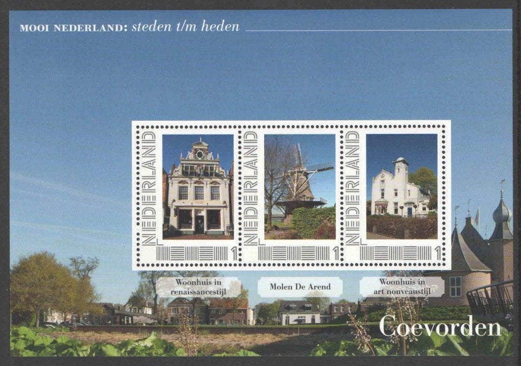 Mooi Nederland Steden t/m Heden: Coevorden 2, Ophalen of Verzenden, Na 1940, Postfris
