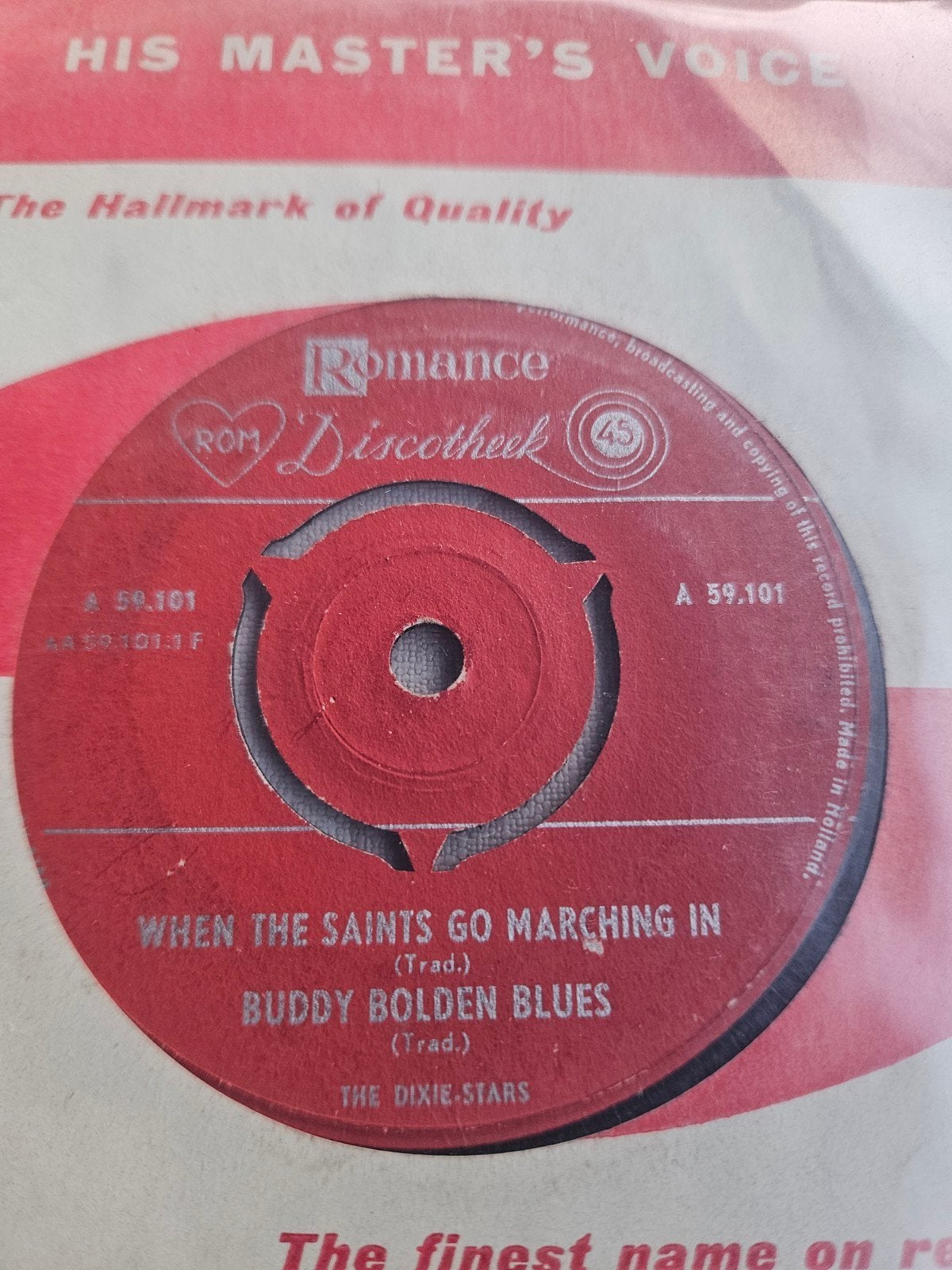 The Dixie-Stars - When The Saints Go Marching In (7 inch), Gebruikt, 7 inch, Ophalen of Verzenden, EP