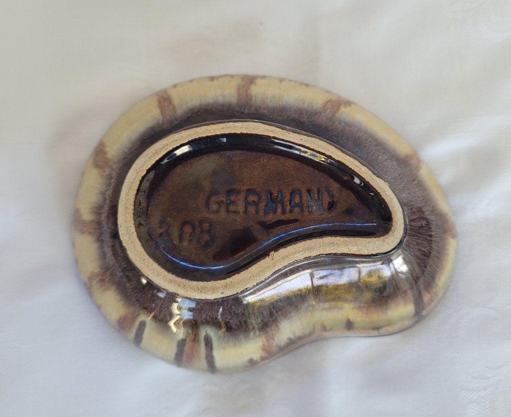 Vintage West Germany Schaaltje + div vaasjes, Ophalen of Verzenden, Huis en Inrichting