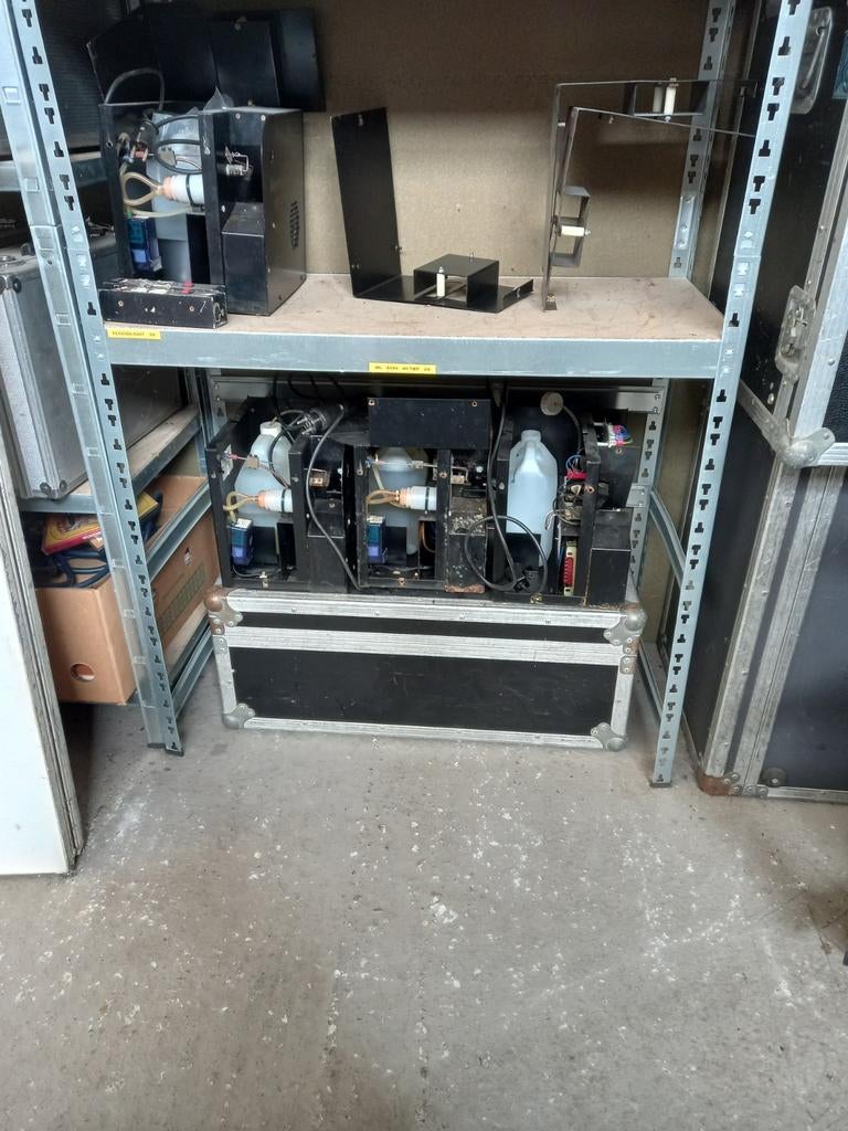 Te koop partij lemaitre hazers plus rookmachine G150, Ophalen, Gebruikt, Rookmachine