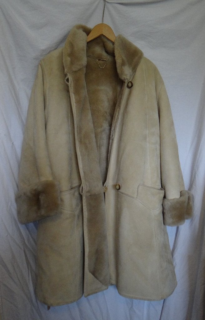 Mooie beige CRISTIANO DI THIENE leren jas, Maat 38/40 (M), Ophalen of Verzenden, Gedragen, CRISTIANO DI THIENE