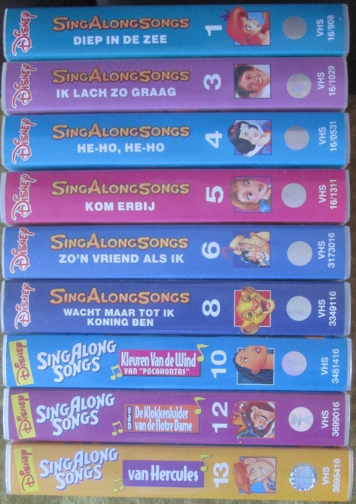 31 Originele Disney VHS banden, Cd's en Dvd's, VHS | Kinderen en Jeugd, Gebruikt, Alle leeftijden, Ophalen