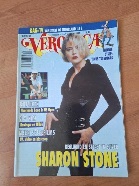 Veronica 1993 Sharon Stone Kim Wilde Basinger Toon van Driel, Verzamelen, Ophalen of Verzenden, 1980 tot heden, Nederland, Tijdschrift