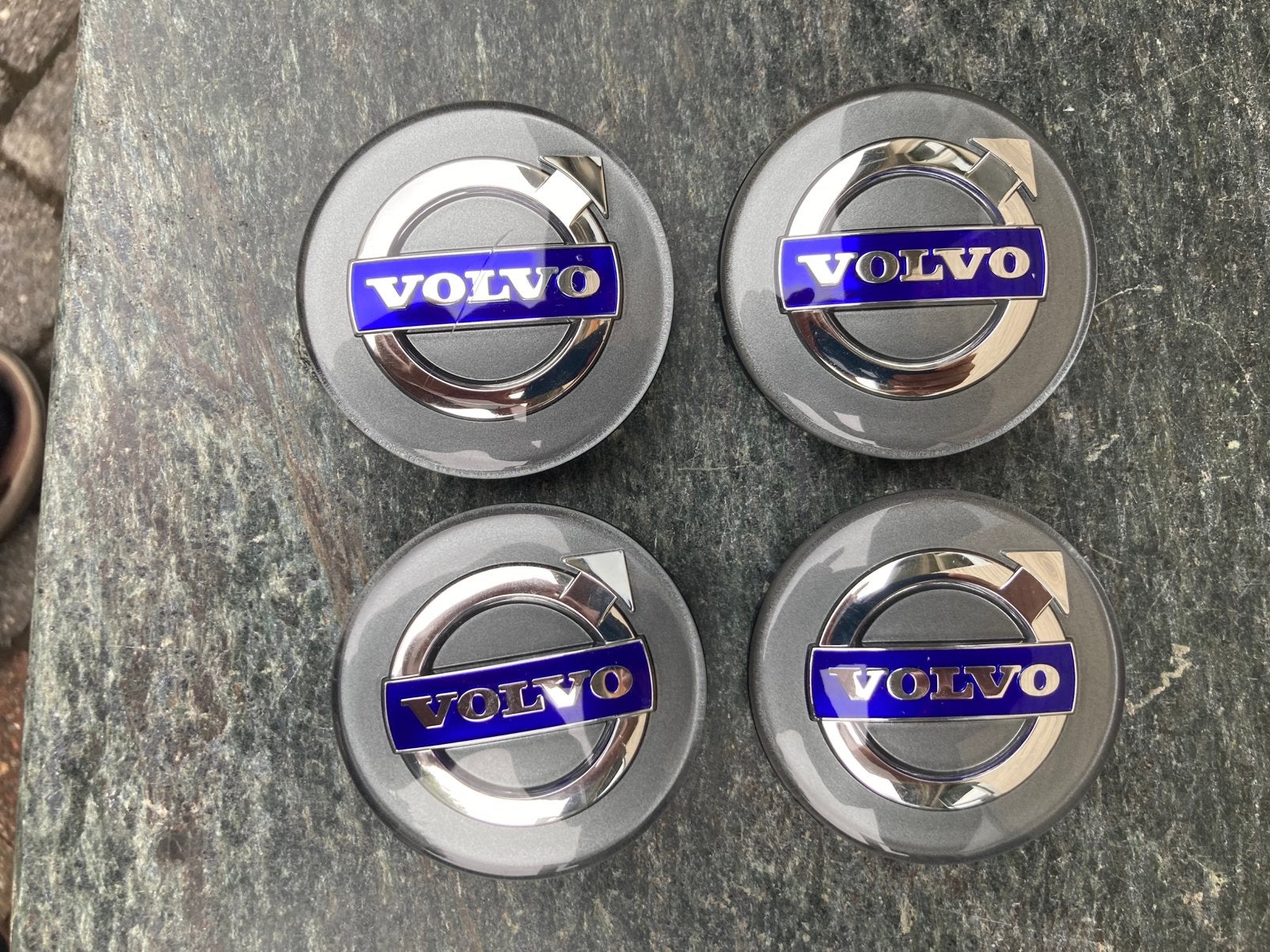 Naafdop origineel Volvo 850 t/m XC90 blauw logo 64 mm, Ophalen of Verzenden, Zo goed als nieuw