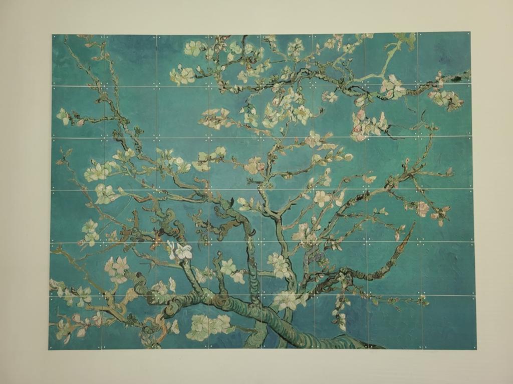 IXXI Wanddecoratie Amandelbloesem van Van Gogh, Klassiek, Ophalen of Verzenden, Zo goed als nieuw, Wandbord of Wandpaneel