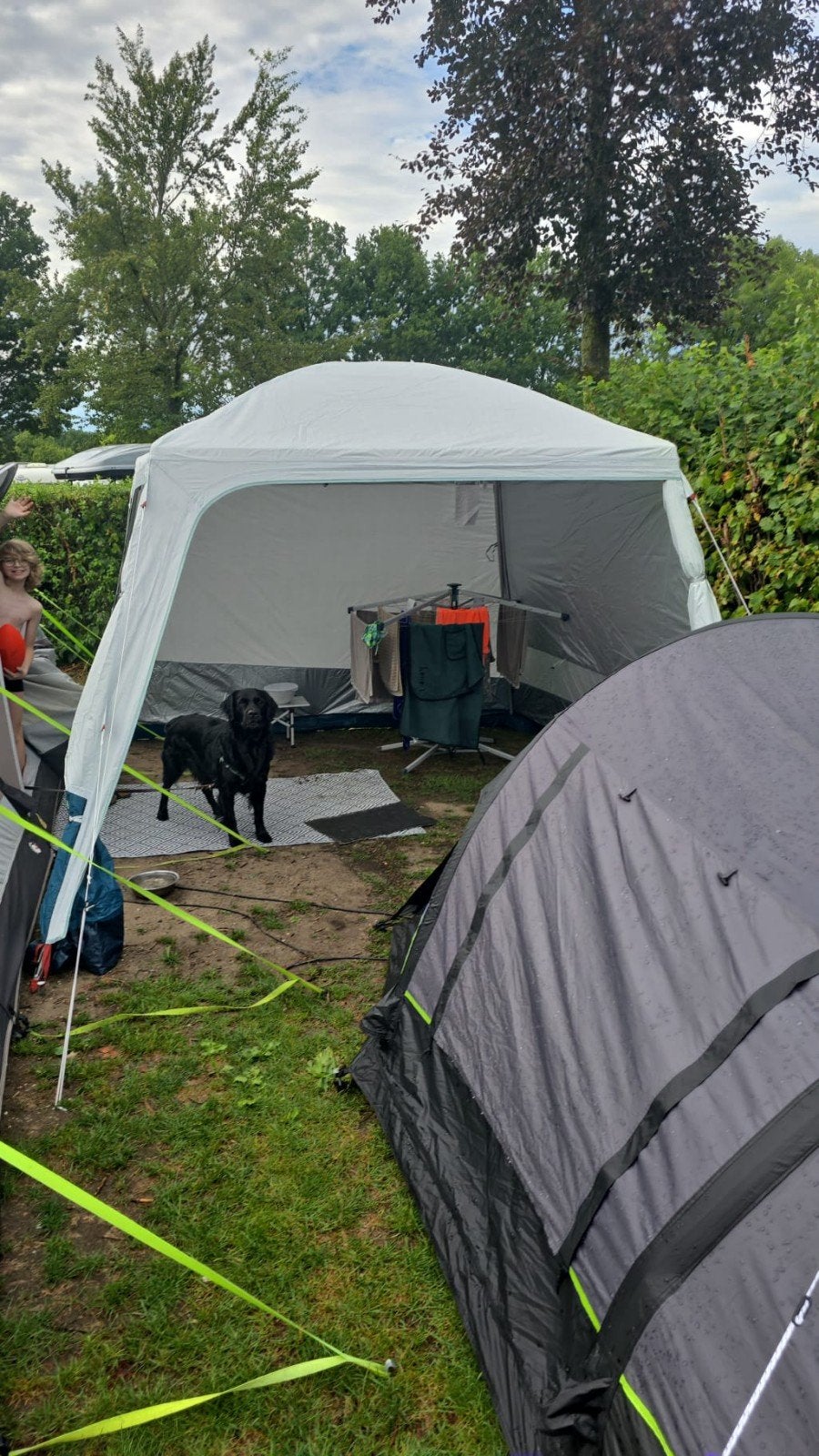 Quechua partytent 
Partytent 3x3 met zijwanden, Arpen, Caravans en Kamperen, Ophalen of Verzenden, Zo goed als nieuw