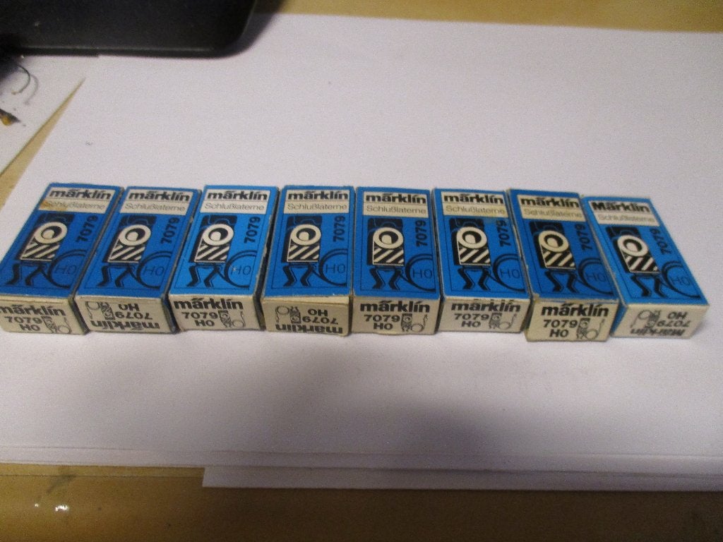Marklin sluitlicht setjes no 7079 Nieuw per setje 6,50 euro, NVT, Wisselstroom, NVT, Ophalen of Verzenden