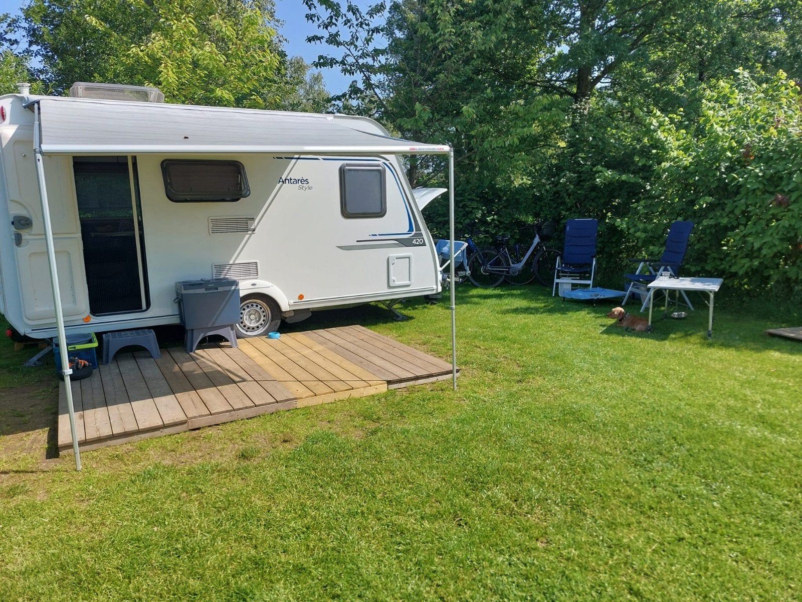Fiamma Zakluifel 280x250 met stormband - Zo goed als nieuw, Ophalen