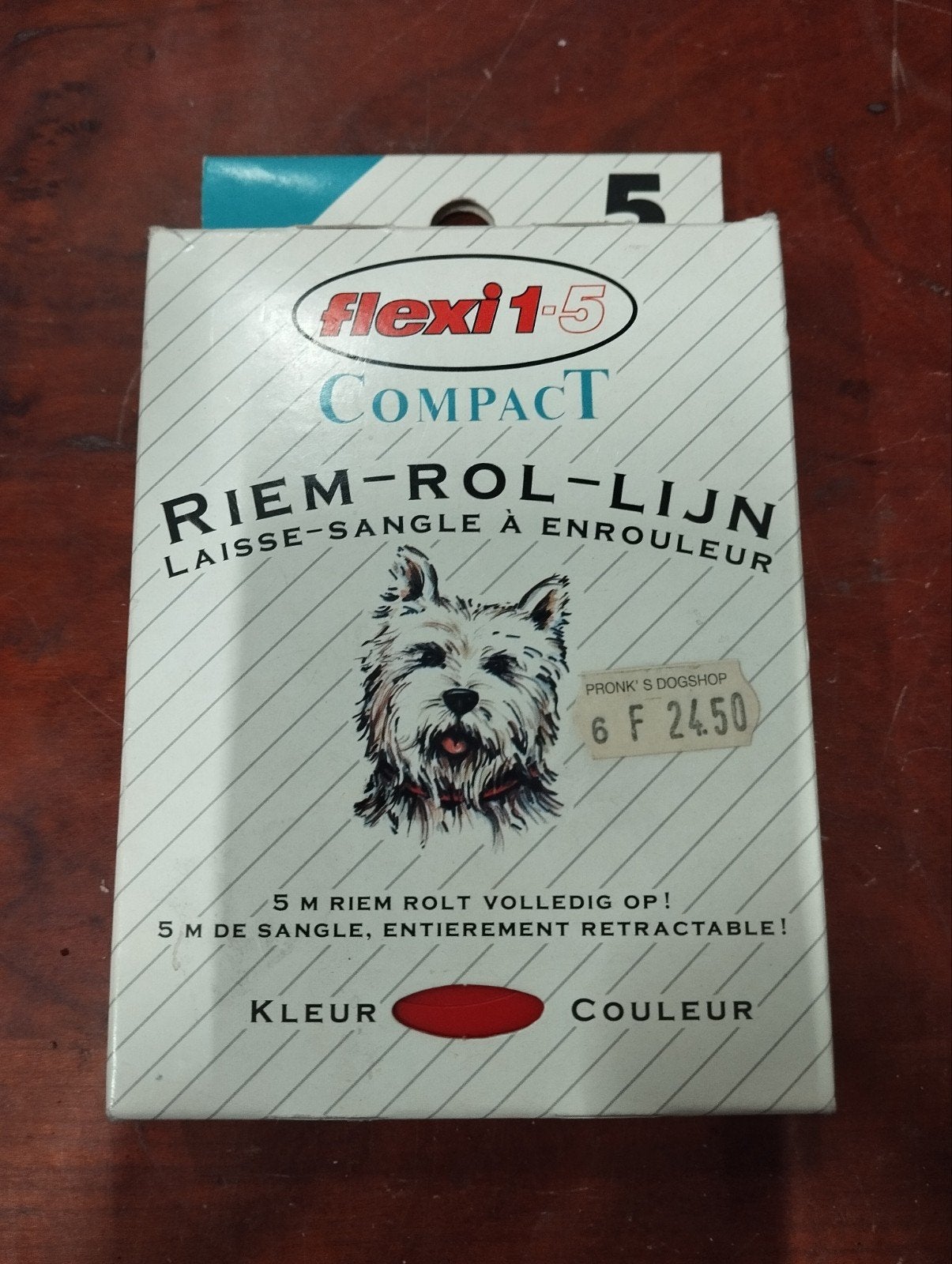 Flexi 1.5 Riem Rollijn 5 meter - NIEUW, Overige merken, Ophalen of Verzenden, Nieuw, Hondenriem