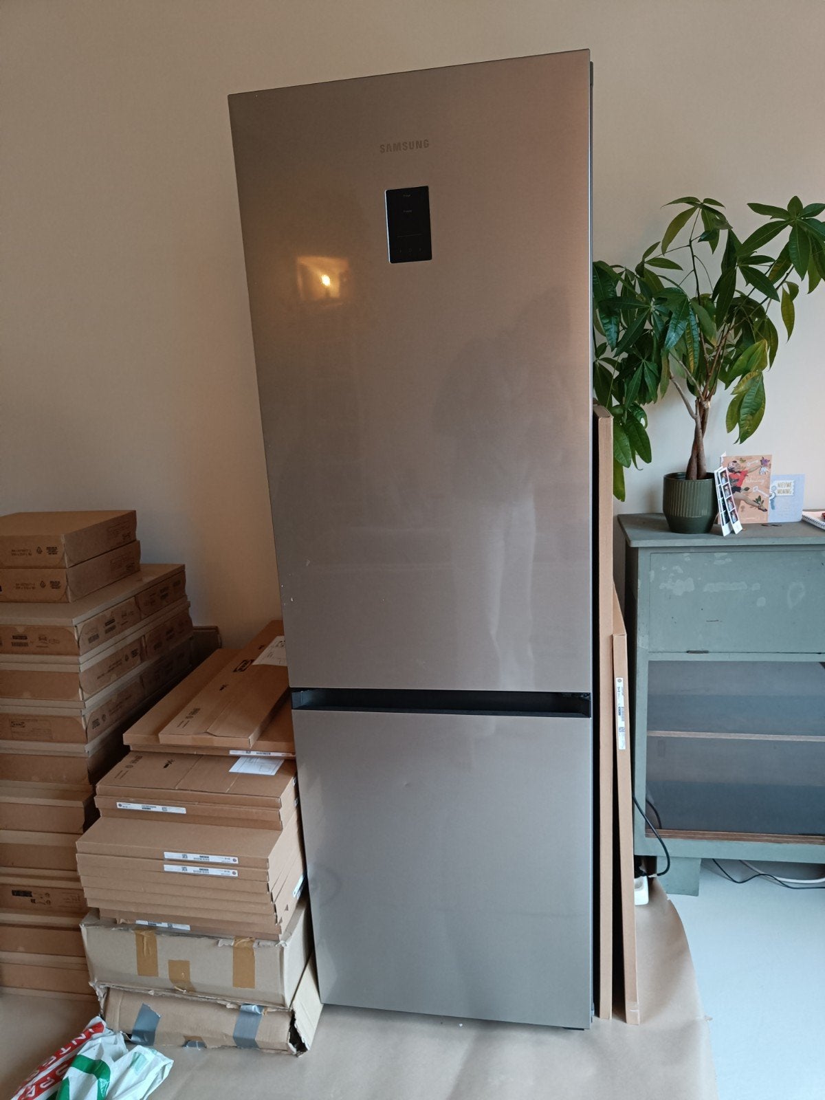Uitstekende Samsung RB34C671DSA/EF Koel-vriescombinatie, Ophalen, 200 liter of meer, Met aparte vriezer, 160 cm of meer