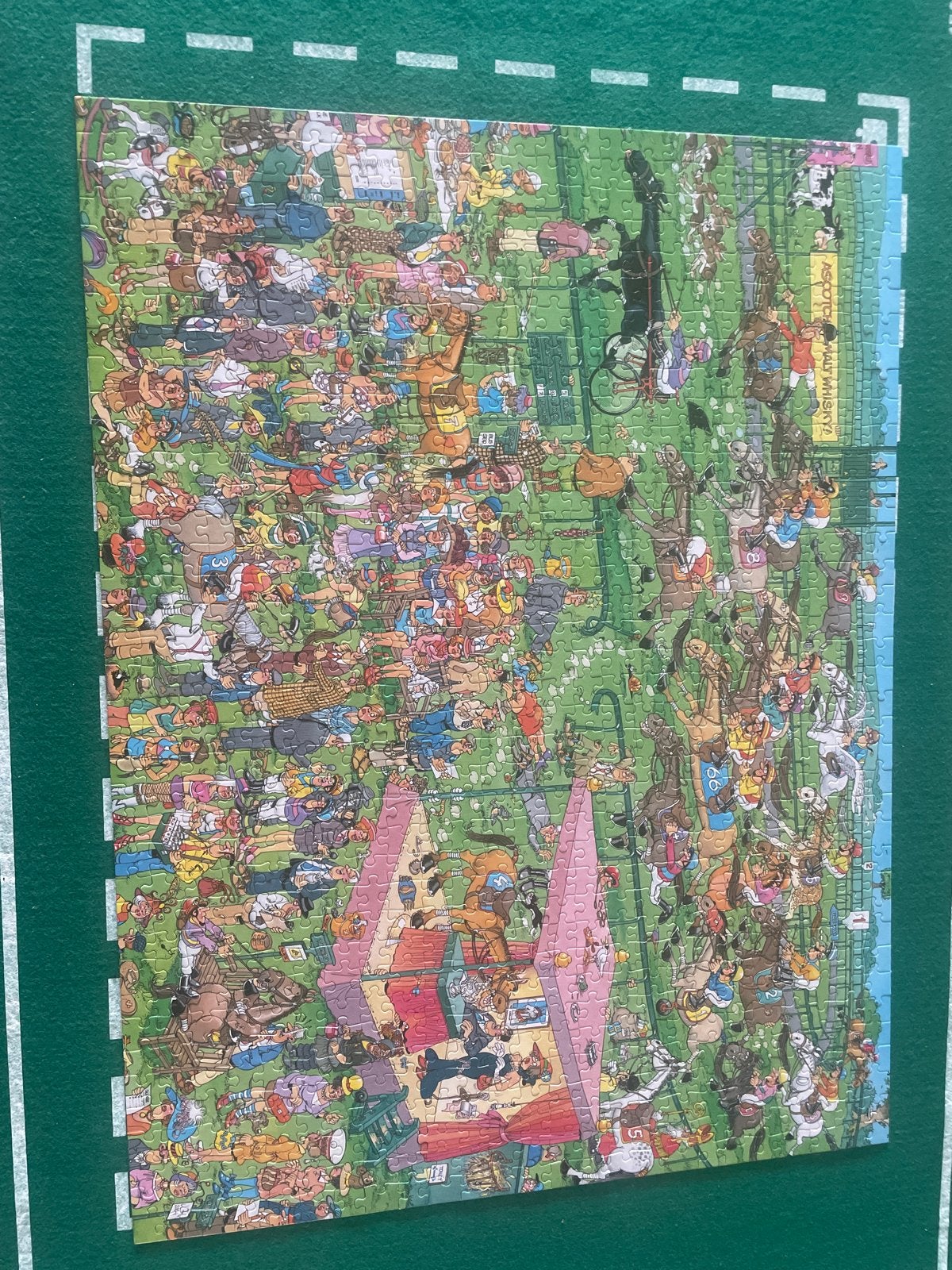 Jan van Haasteren Legpuzzel - De Paardenrace (950 stukjes), Ophalen of Verzenden, 500 t/m 1500 stukjes, Zo goed als nieuw, Legpuzzel