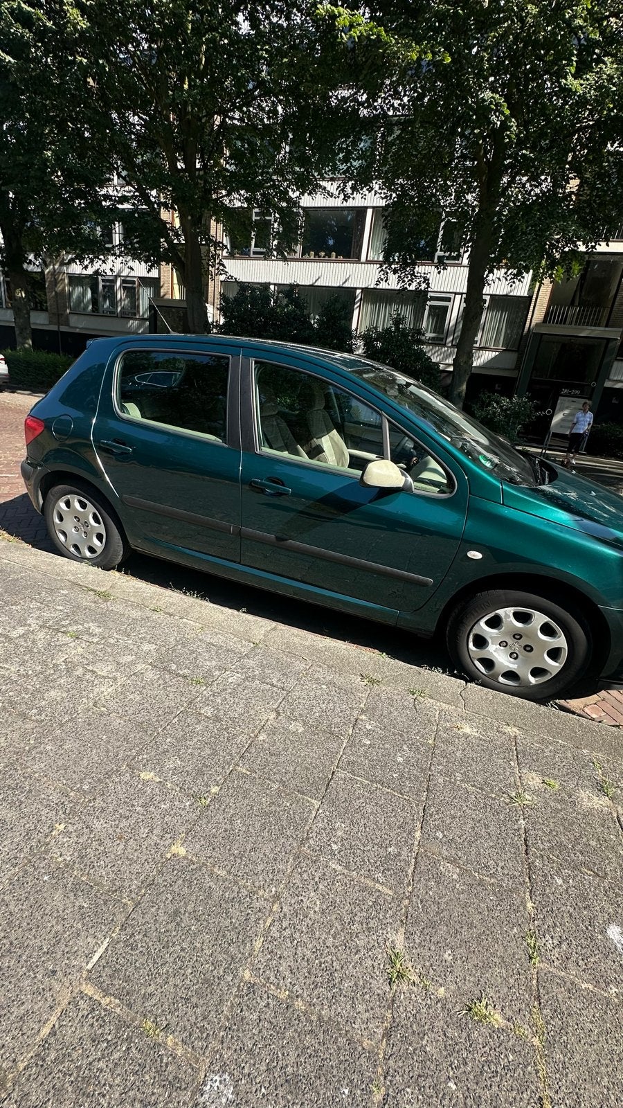 Peugeot 307 1.6 16V XR 5DR AUT 2002 Groen, 4 cilinders, 1204 kg, Origineel Nederlands, 1200 kg