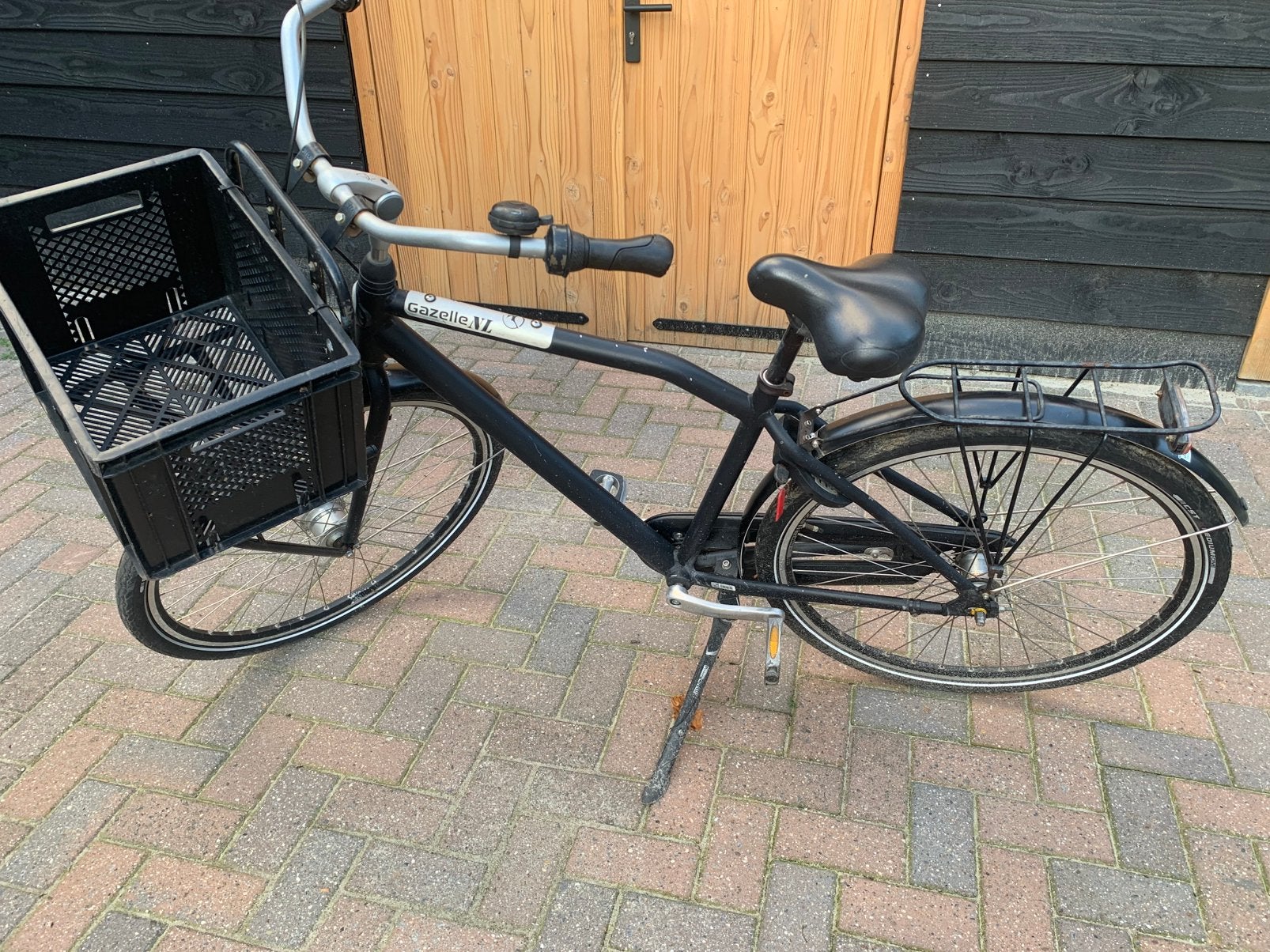 Gazelle kinderfiets met mand, Terugtraprem, Gebruikt, Versnellingen, Ophalen