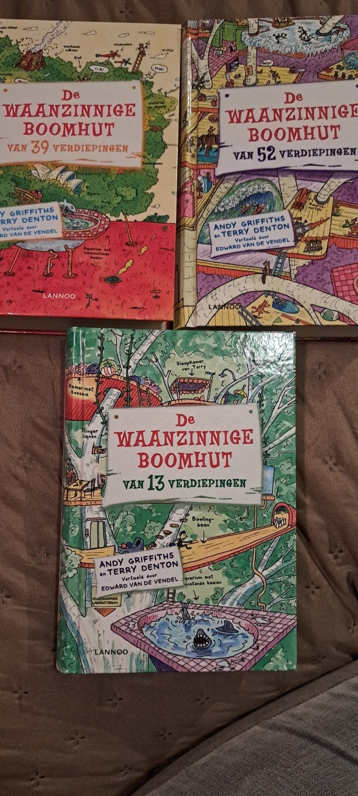 De Waanzinnige Boomhut serie - 3 boeken, Ophalen, Gelezen, Andy Griffiths en Terry Denton, Fictie algemeen