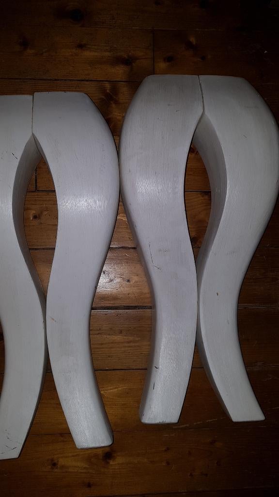 Massief Houten Tafelpoten / Meubelpoten, Ophalen, Tafelpoot, Minder dan 50 cm, 50 tot 100 cm