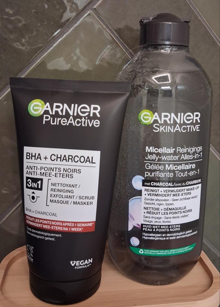 Garnier Pure Active Micellair Water & 3-in-1 Scrub Masker, Ophalen