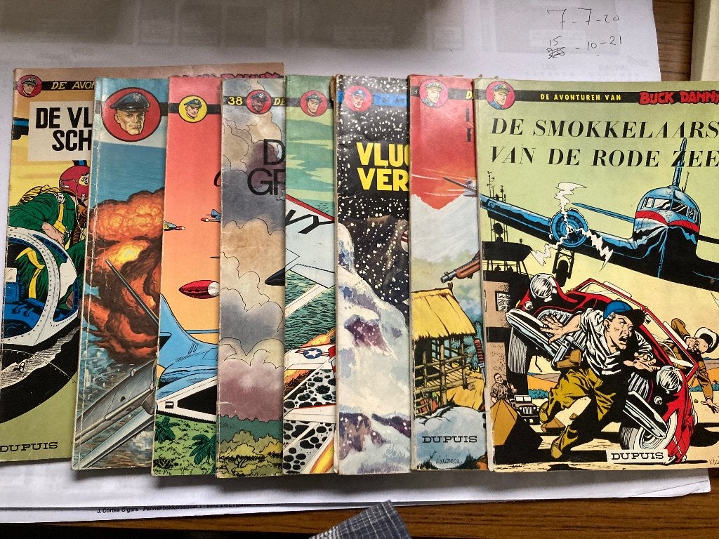 T.K. nog 29 Stripboeken van Buck Danny door Charlier & Hubin, Meerdere stripboeken, Ophalen of Verzenden, Gelezen, J.M. Charlier & V. Hubino