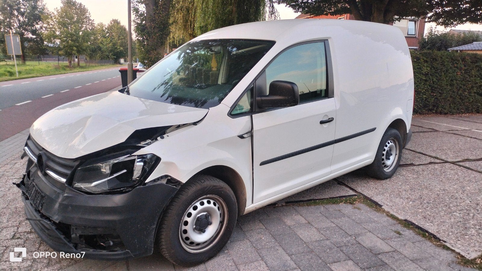 Volkswagen Caddy 2.0 Tdi 2019 km 80.000, Overige carrosserieën, Volkswagen, Wit, Ophalen of Verzenden