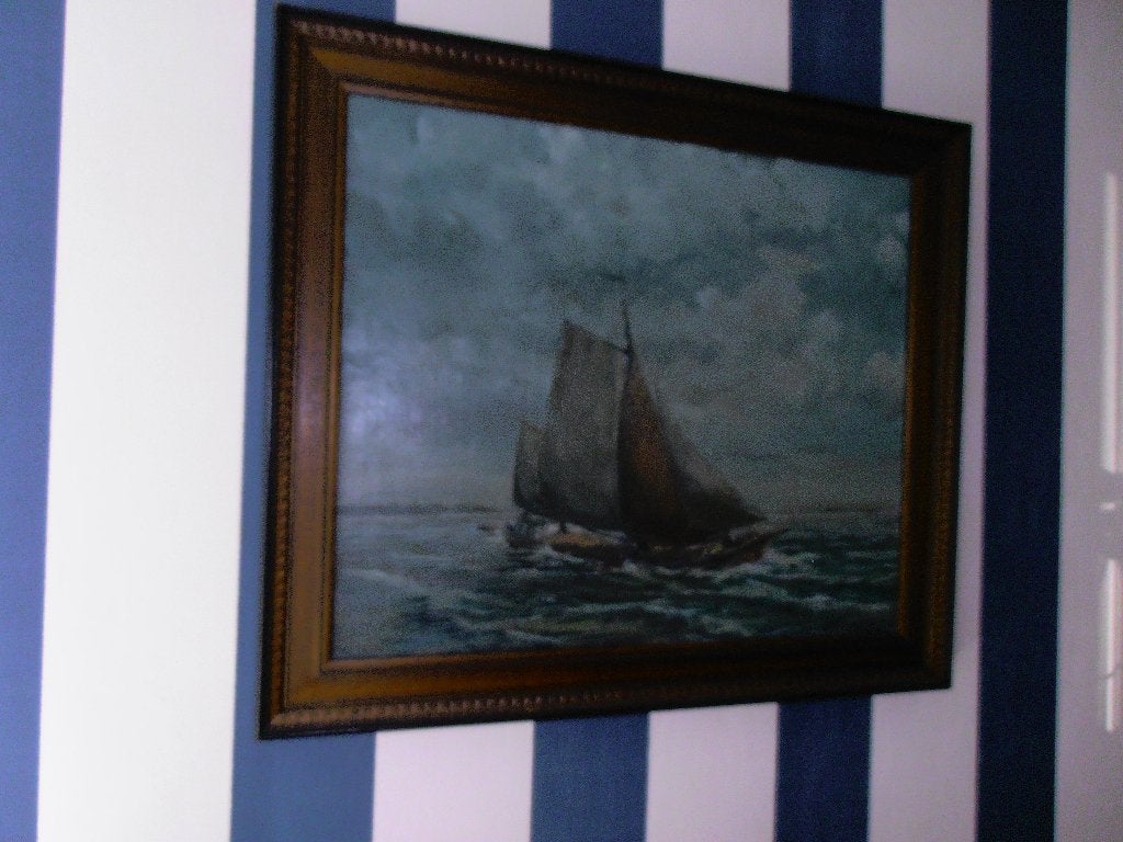 schilderij van jan neef, Ophalen, Maritiem / water, Doek