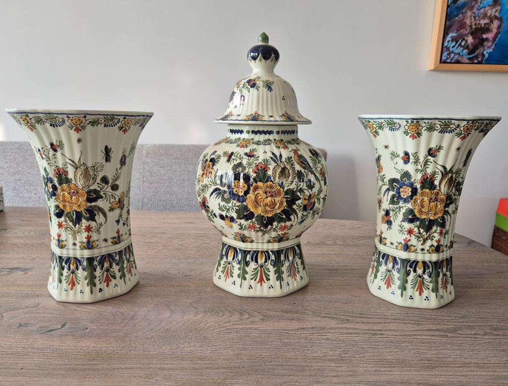 Kaststel Delfts blauwe vazen van de Porselyne fles Delft, Ophalen