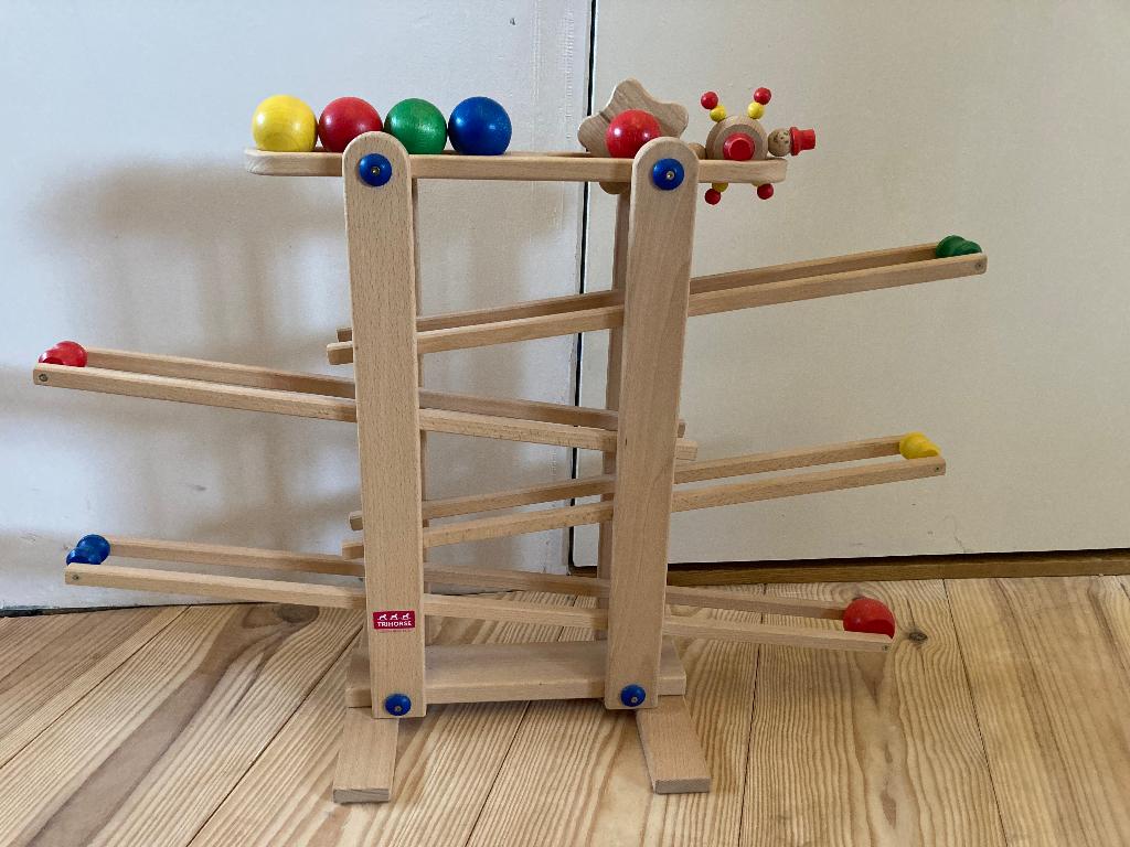 Houten knikkerbaan ballenbaan Trihorse, Ophalen, Gebruikt, Overige typen