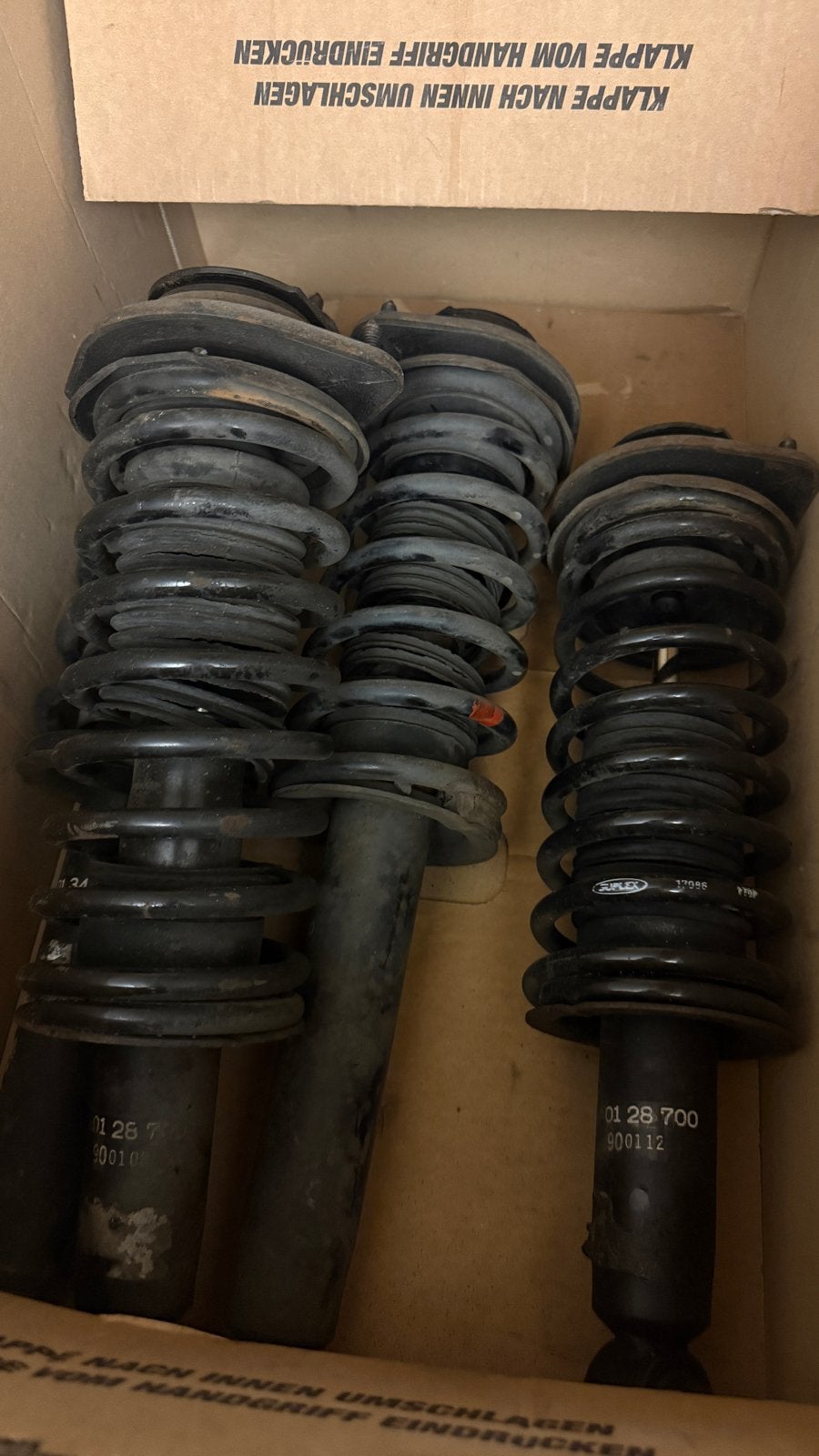 Set van 4 originele schokdempers Mazda MX-5 NA, Ophalen of Verzenden, Gebruikt, Mazda