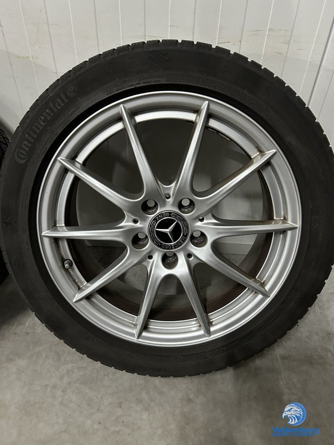 6mm! Originele Mercedes A B CLA Klasse W176 W246 C117 17 inc, Gebruikt, -, -, Banden en Velgen