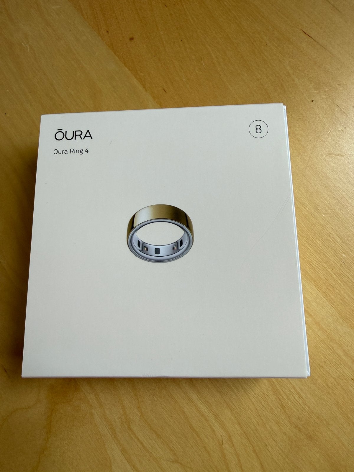 Oura Ring 4 Gold Maat 8, Ophalen of Verzenden, Gebruikt, Roze, Android