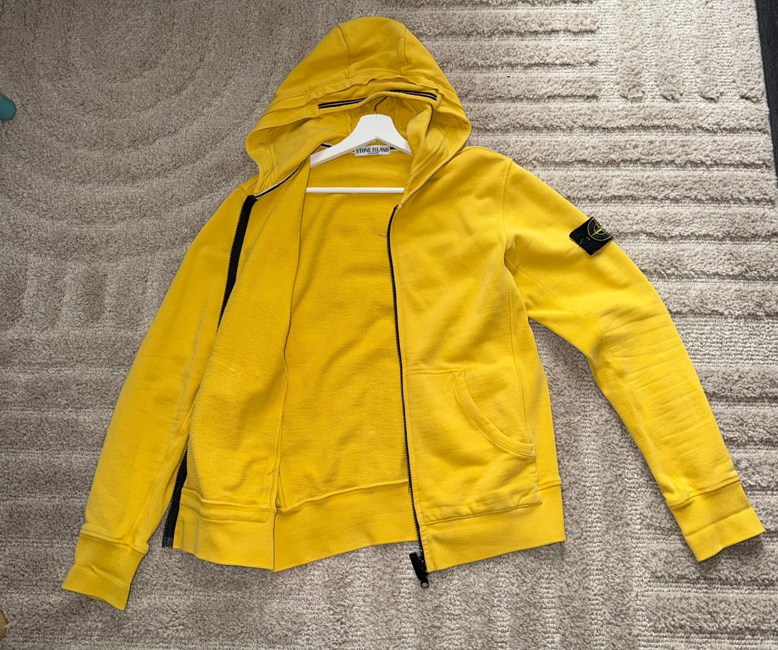 Vintage Stone Island Zip Up Hoodie S, Ophalen of Verzenden, Maat 46 (S) of kleiner, Overige kleuren