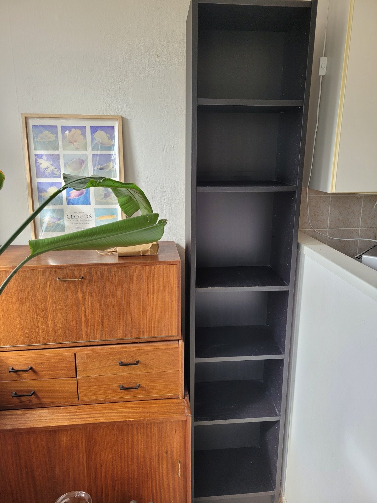 Billy Ikea boekenkast zwart, Huis en Inrichting, Ophalen, Gebruikt, 200 cm of meer, 50 tot 100 cm