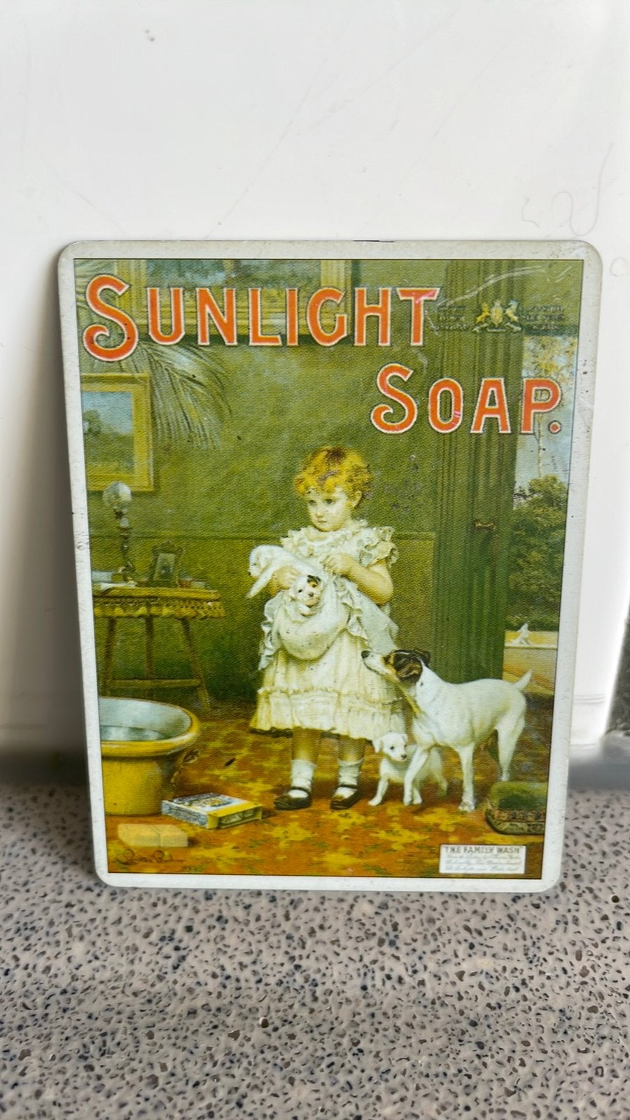 Vintage magneet Sunlight Soap, Ophalen of Verzenden, Zo goed als nieuw