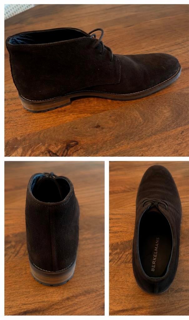Berkelmans suède chukka boots, Bruin, Boots, Ophalen of Verzenden, Zo goed als nieuw