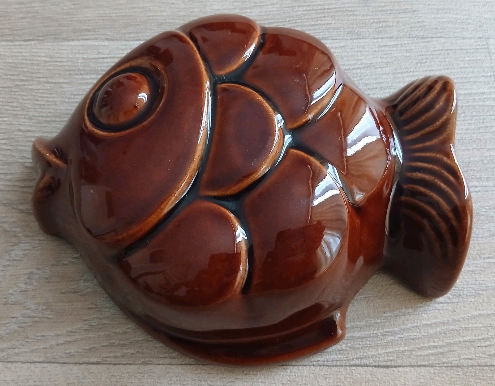 Vintage puddingvorm in de vorm van een vis - puntgaaf, Ophalen