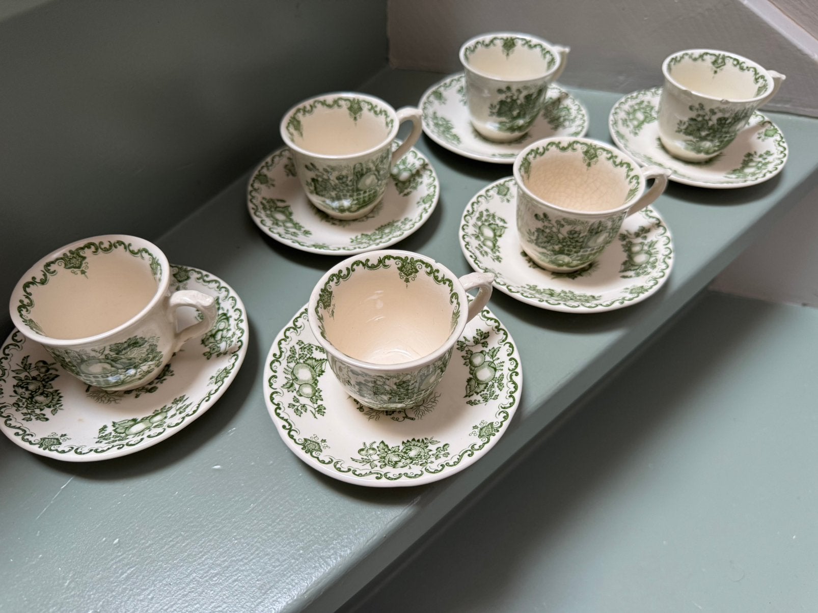 6x Mason’s Patent Ironstone Fruit Basket met schotels, Ophalen of Verzenden