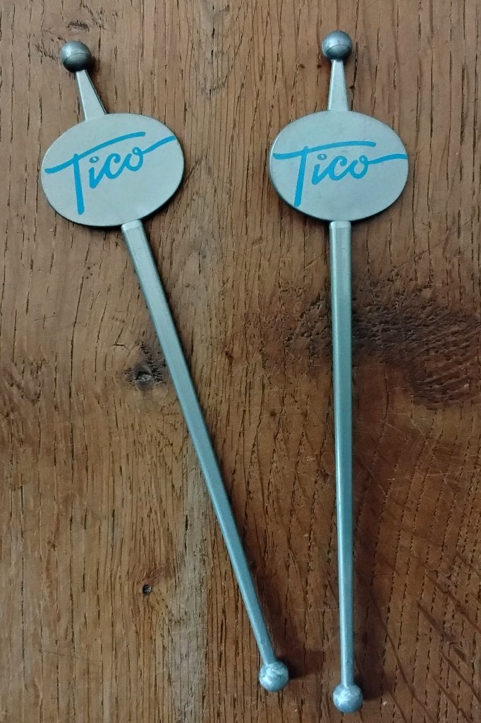 Roerstaafjes van Tico - ook leuk voor thuiskroeg, bruin café, Ophalen of Verzenden, Gebruikt, Gebruiksvoorwerp