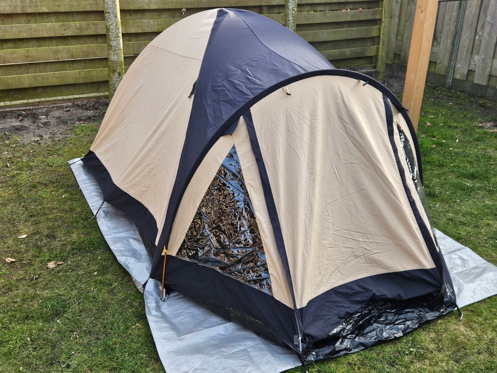 Eurotrail Ontario 3 BTC Alu tent - Polykatoen, Ophalen, Zo goed als nieuw, Tot en met 3
