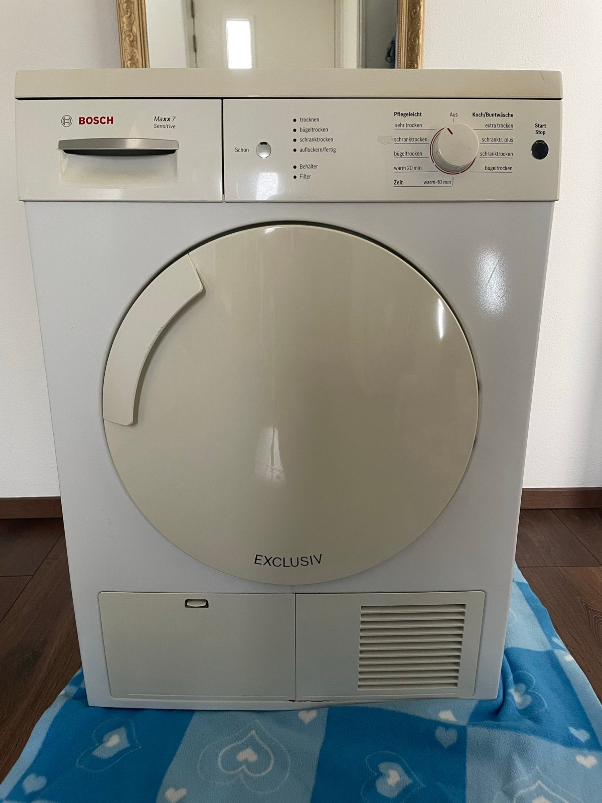 Bosch Maxx 7 Sensitive Exclusiv Wasdroger, Ophalen, 6 tot 8 kg, Gebruikt, Voorlader