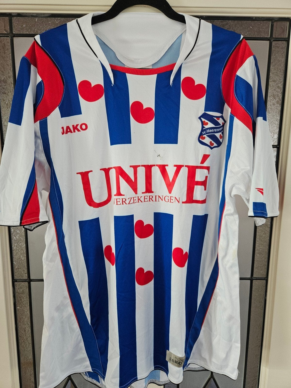 SC Heerenveen Thuisshirt 2008-2009 Matchworn Kalou #21, Sport en Fitness, Ophalen of Verzenden, Gebruikt, Shirt