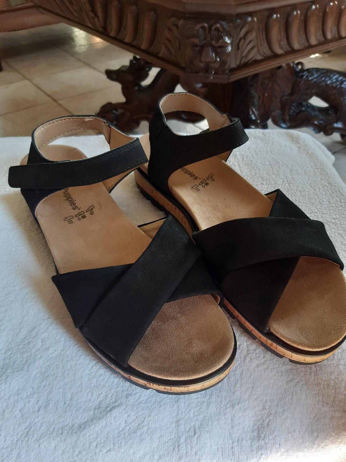 Nieuw Sandalen Hush Puppies, Zwart, Nieuw, Hush Puppies, Sandalen of Muiltjes