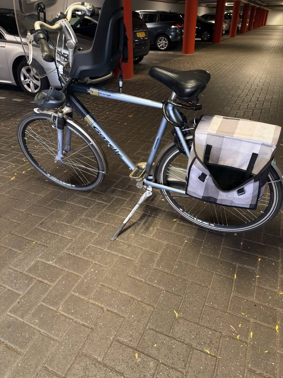 Gazelle Orange Limited Edition Damesfiets met Kinderzitje, Fietsen en Brommers, Gebruikt, Velgrem, Versnellingen, Gazelle