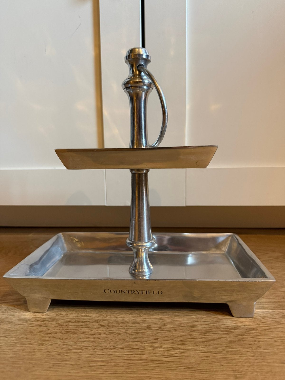 Etagere 2 laags, Ophalen, Gebruikt, Etagère, Metaal