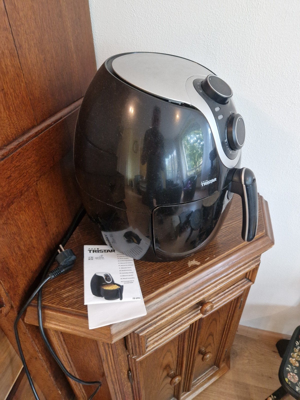 Tristar Airfryer - Compacte heteluchtfriteuse, Ophalen of Verzenden, Gebruikt, Airfryer, Minder dan 750 gram