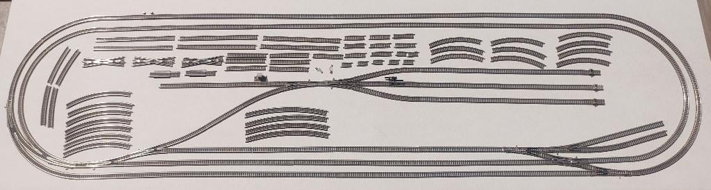 Fleischmann Piccolo N spoor rails - Diverse stukken, Hobby en Vrije tijd, Gebruikt, Gelijkstroom, Fleischmann, Rails